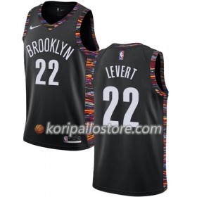 Brooklyn Nets Caris LeVert 22 2018-19 Nike City Edition Musta Miesten Pelipaidat Swingman 